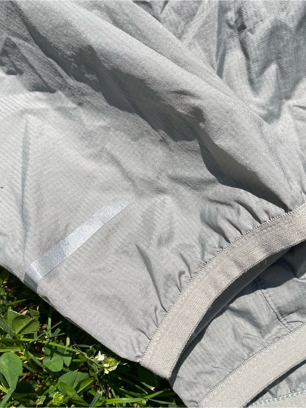 Eastern Mountain Sports Light Gray Hooded Shirt Jacket - Picture 7 of 11